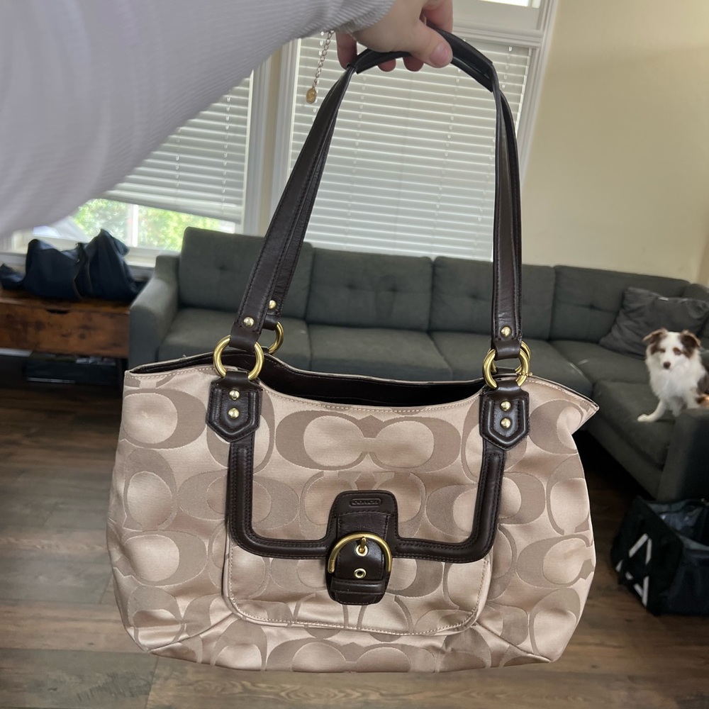 Coach bag- Campbell Signature Belle Carryall